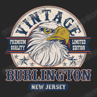 Retro Bald Eagle Burlington New Jersey Vintage Limited Edition Men's T-shirt Pajama Set | Artistshot