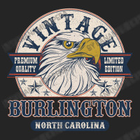 Retro Bald Eagle Burlington North Carolina Vintage Limited Edition Unisex Hoodie | Artistshot