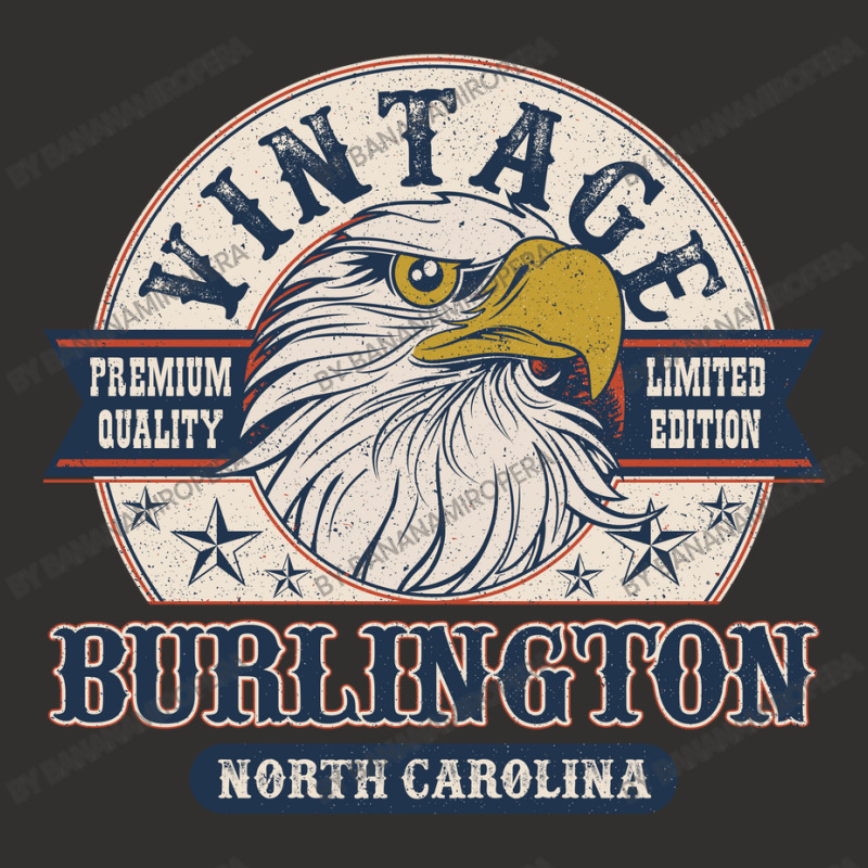 Retro Bald Eagle Burlington North Carolina Vintage Limited Edition Champion Hoodie | Artistshot