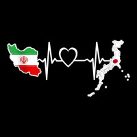 Iran Japan Flag Iranian Japanese Heartbeat Tank Top Maternity Scoop Neck T-shirt | Artistshot