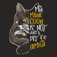 Maine Coon T  Shirt My Maine Coon Cat Is Family T  Shirt Ladies Fitted T-shirt | Artistshot