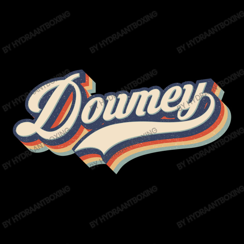 I Love Downey City Usa Retro Vintage Pocket T-Shirt by HydraAntBoxing | Artistshot