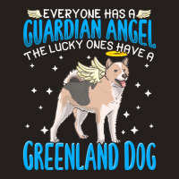 Greenland Dog T  Shirt Greenland Dog With Guardian Angel T  Shirt Tank Top | Artistshot