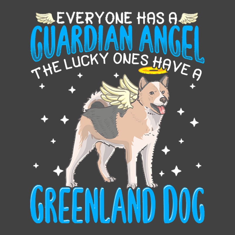 Greenland Dog T  Shirt Greenland Dog With Guardian Angel T  Shirt Vintage T-shirt | Artistshot