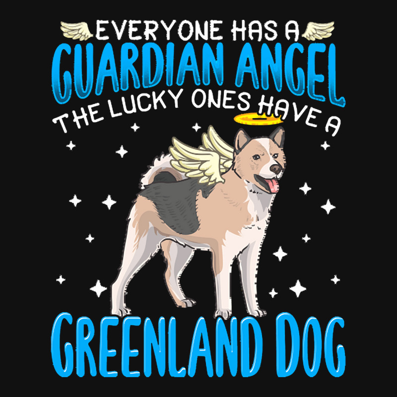 Greenland Dog T  Shirt Greenland Dog With Guardian Angel T  Shirt Baby Beanies | Artistshot