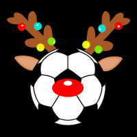 Christmas Reindeer Soccer Ball Design Sports Lover V-neck Tee | Artistshot