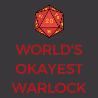 Worlds Okayest Warlock With D20 Dice Ladies Curvy T-shirt | Artistshot