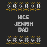 Nice Jewish Dad Ugly Hanukkah Sweater Chanukkah Jew Hannukah Unisex Hoodie | Artistshot