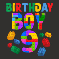 9th Birthday For Master Builder Boy 2013 Block Building Boys Champion Hoodie | Artistshot