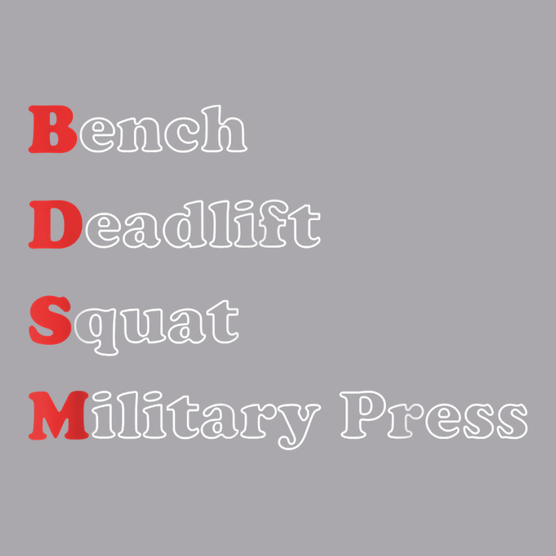 I'm Into B.dsm Bench Squat Deadlift Military Press T Shirt Youth 3/4 Sleeve by cm-arts | Artistshot