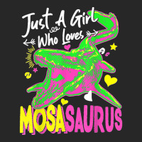 Just A Girl Who Loves Mosasaurus Girl Dinosaur Party Men's T-shirt Pajama Set | Artistshot