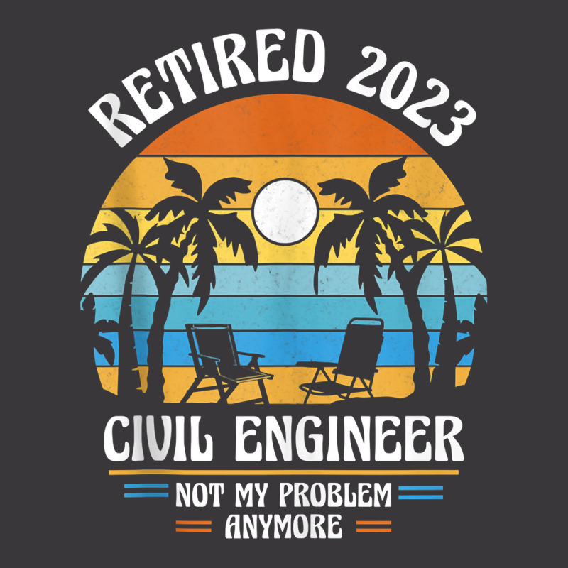 Civil Engineer Retired 2023 Tank Top Ladies Curvy T-Shirt by montistd | Artistshot