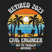 Civil Engineer Retired 2023 Tank Top Ladies Polo Shirt | Artistshot