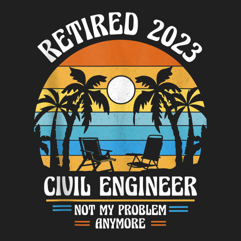 Civil Engineer Retired 2023 Tank Top Ladies Polo Shirt by montistd | Artistshot