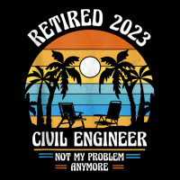 Civil Engineer Retired 2023 Tank Top Cropped Sweater | Artistshot