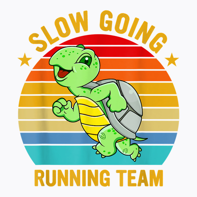 Slow Going Running Team Funny Turtle Marathon Runner T Shirt T-Shirt by cm-arts | Artistshot