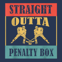 Straight Outta The Penalty Box Ice Hockey Player T Shirt Men Denim Jacket | Artistshot