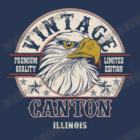 Retro Bald Eagle Canton Illinois Vintage Limited Edition Ladies Denim Jacket | Artistshot