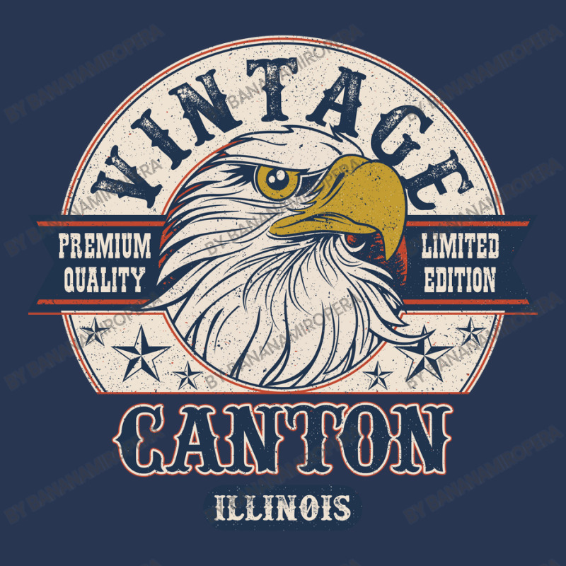 Retro Bald Eagle Canton Illinois Vintage Limited Edition Ladies Denim Jacket | Artistshot