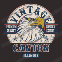 Retro Bald Eagle Canton Illinois Vintage Limited Edition Racerback Tank | Artistshot