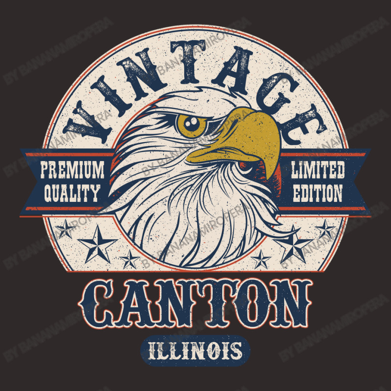 Retro Bald Eagle Canton Illinois Vintage Limited Edition Racerback Tank | Artistshot