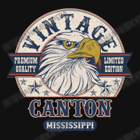 Retro Bald Eagle Canton Mississippi Vintage Limited Edition Baby Beanies | Artistshot