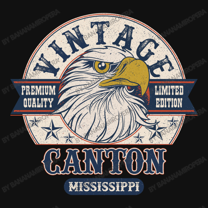 Retro Bald Eagle Canton Mississippi Vintage Limited Edition Baby Beanies | Artistshot