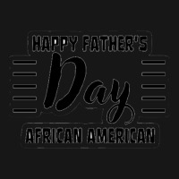 Fathers Day African American Father Black Parent Medium-length Apron | Artistshot