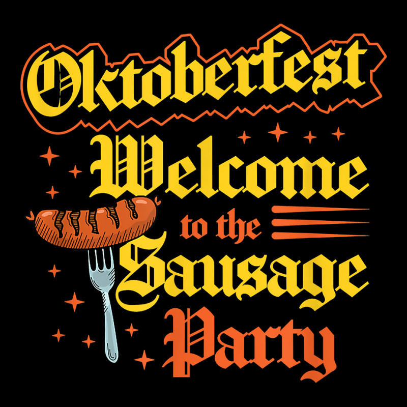 Oktoberfest Welcome To The Sausage Party Funny Bratwurst T Shirt Lightweight Hoodie by cm-arts | Artistshot