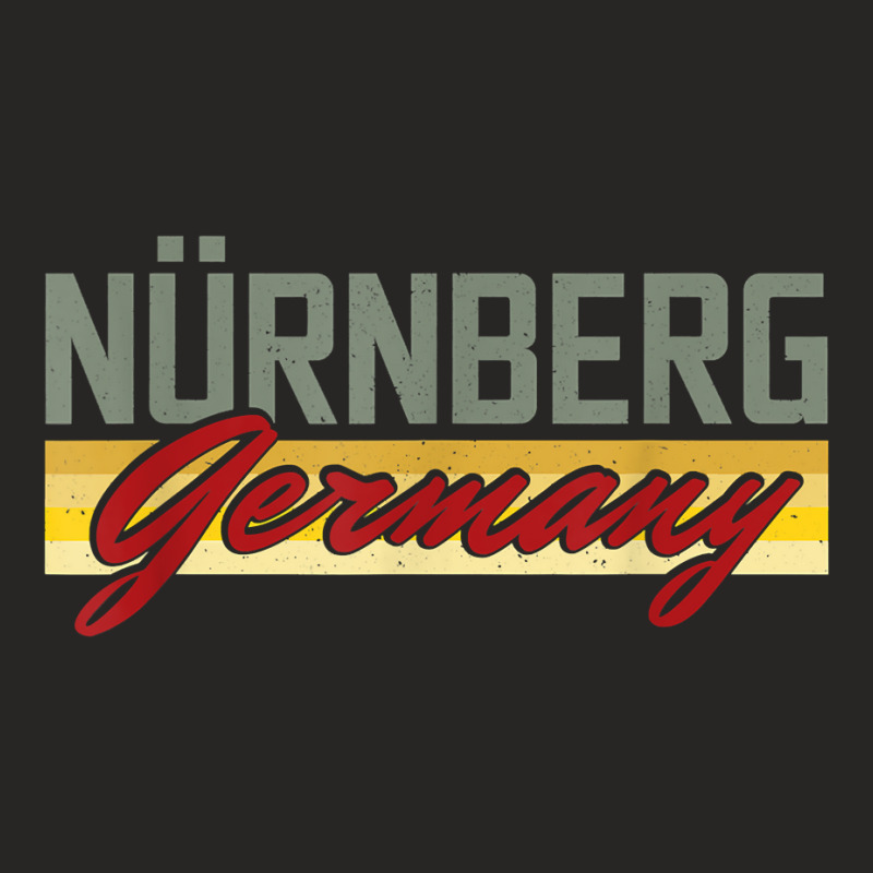 Nuremberg Bavaria Dialect Middle Franconia Germany Souvenir T Shirt Ladies Fitted T-Shirt by cm-arts | Artistshot