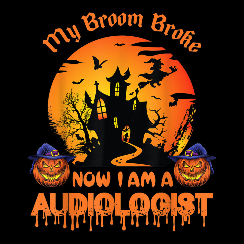 Spooky Audiologist My Broom Broke Halloween Costume Adjustable Cap by Outpost | Artistshot