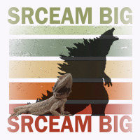 Scream Big. Lucky Lizard With Dinosaur Shadow For Pet Lover Long Sleev Tank Top | Artistshot