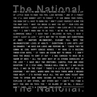 The National - Fave Lines Adjustable Cap | Artistshot