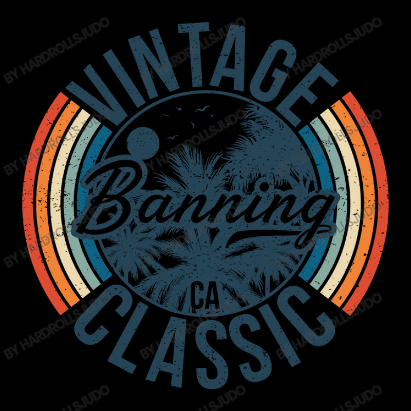 I Love Banning California Retro Vintage Classic Limited Edition Women's V-Neck T-Shirt by hardrollsjudo | Artistshot