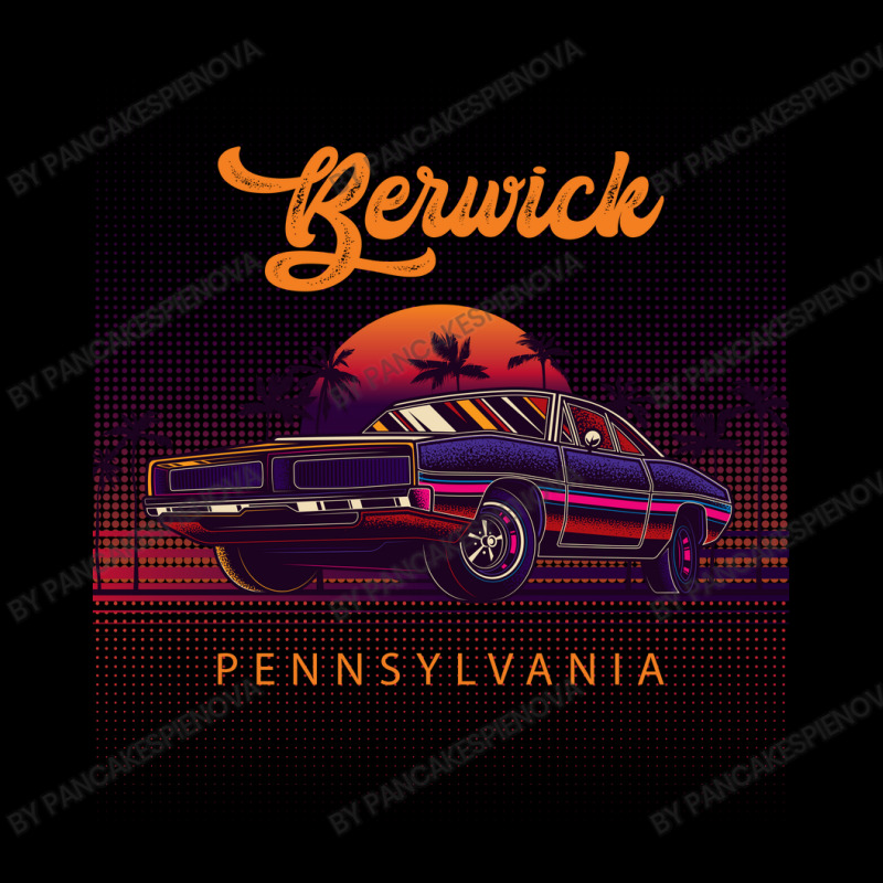 Berwick Pennsylvania Retro Vintage 80s 90s Muscle Cars Retrowave Aesth Adjustable Cap | Artistshot