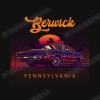 Berwick Pennsylvania Retro Vintage 80s 90s Muscle Cars Retrowave Aesth Portrait Canvas Print | Artistshot