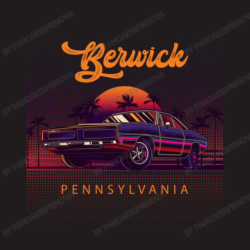 Berwick Pennsylvania Retro Vintage 80s 90s Muscle Cars Retrowave Aesth Waist Apron | Artistshot