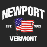 Newport Vermont Vt Usa Stars & Stripes Vintage Style Premium Men's T-shirt Pajama Set | Artistshot