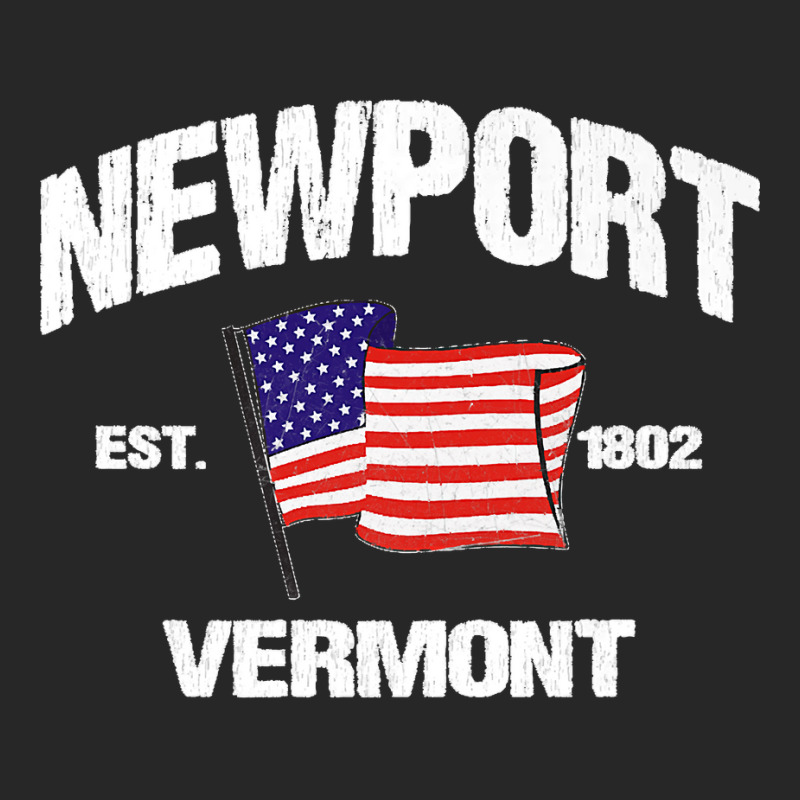 Newport Vermont Vt Usa Stars & Stripes Vintage Style Premium Men's T-shirt Pajama Set | Artistshot