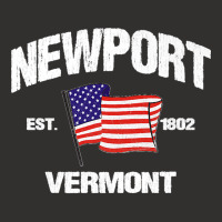 Newport Vermont Vt Usa Stars & Stripes Vintage Style Premium Champion Hoodie | Artistshot