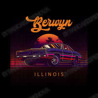 Berwyn Illinois Retro Vintage 80s 90s Muscle Cars Retrowave Aesthetic V-neck Tee | Artistshot