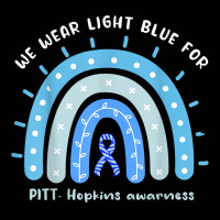 We Wear Light Blue For Pitt Hopkins Syndrome Rainbow T Shirt Toddler 3/4 Sleeve Tee | Artistshot