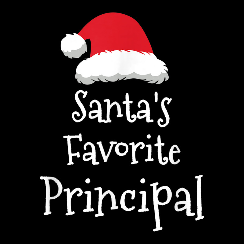 Santas Favorite Principal   Christmas Funny Gift Cropped Hoodie by Outpost | Artistshot