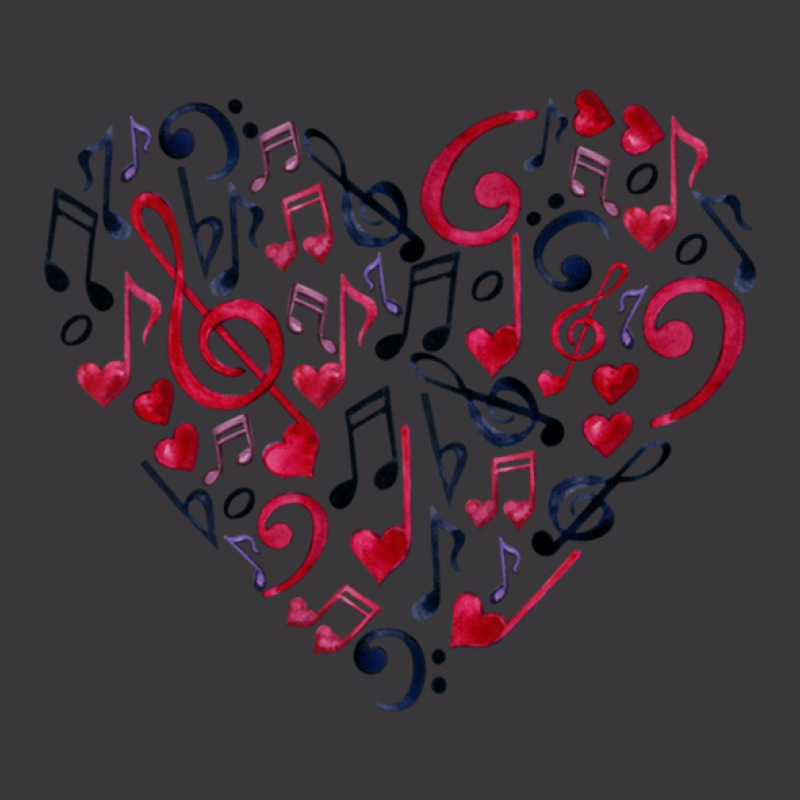 Musical Notes Heart Ladies Curvy T-Shirt by cm-arts | Artistshot