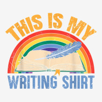 This Is My Writing Shirt T Shirt Drawstring Bags | Artistshot