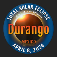 Durango Mexico Total Solar Eclipse 2024  3  Tank Top 3/4 Sleeve Shirt | Artistshot