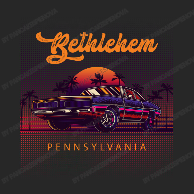 Bethlehem Pennsylvania Retro Vintage 80s 90s Muscle Cars Retrowave Aes Women's Pajamas Set by pancakespienova | Artistshot