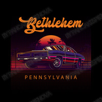 Bethlehem Pennsylvania Retro Vintage 80s 90s Muscle Cars Retrowave Aes Men's Long Sleeve Pajama Set | Artistshot