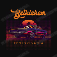 Bethlehem Pennsylvania Retro Vintage 80s 90s Muscle Cars Retrowave Aes Crop Top | Artistshot