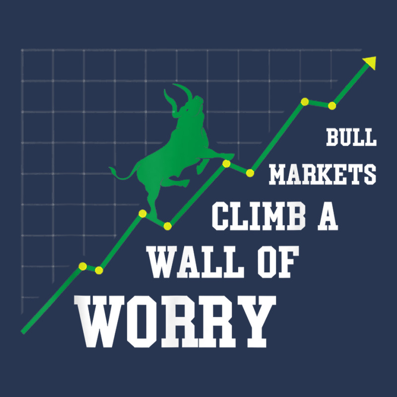 Trading Or Investing For Bull Markets Climb A Wall Of Worry T Shirt Ladies Denim Jacket by cm-arts | Artistshot